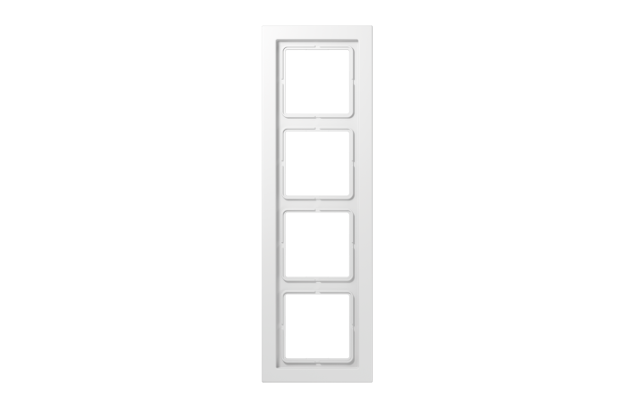 Rėmelis keturgubas baltas LS DESIGN - JUNG