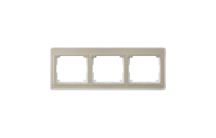 Rėmelis trigubas horizontalus montažui bronzinis SL - JUNG
