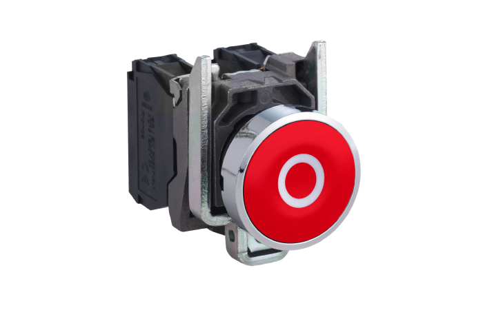Mygtukas 1nc be fiksacijos 22mm raudonas "O" IP66 XB4 Harmony - SCHNEIDER ELECTRIC