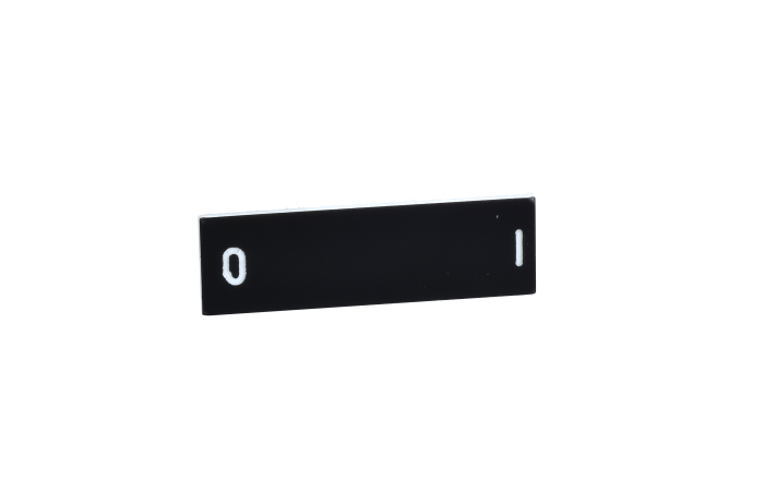 Markiravimo juostelė "O I" 8x27mm XB4 XB5 Harmony - SCHNEIDER ELECTRIC