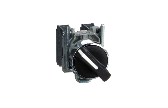 Perjungiklis 2 padėčių 1no+1nc juodas su fiksacija IP67 XB4 Harmony - SCHNEIDER ELECTRIC