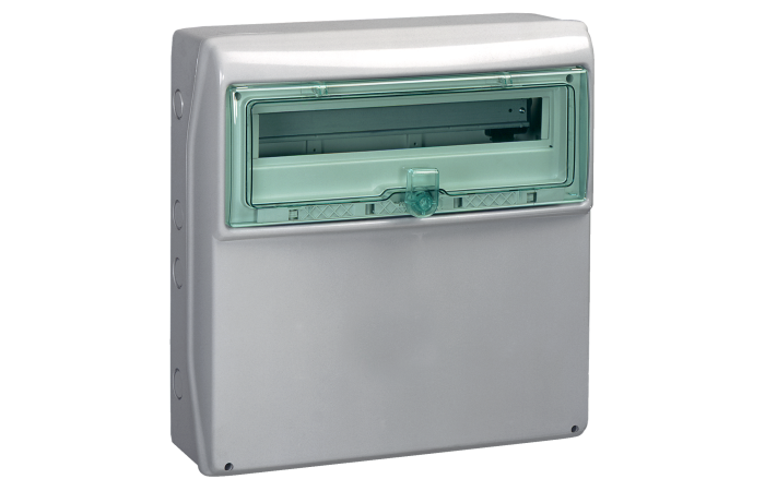 Skydelis v/t 18 (1x18) modulių IP65 skaidrios durys Mureva - SCHNEIDER ELECTRIC
