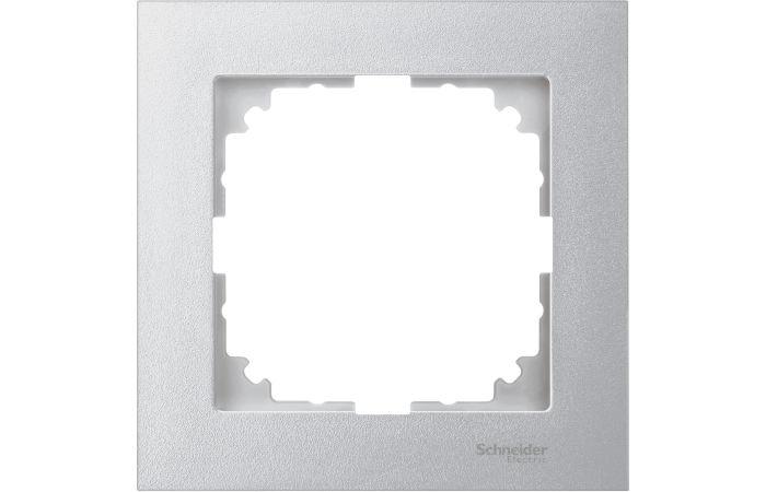Rėmėlis viengubas aliumininio spalvos M-PURE MERTEN - SCHNEIDER ELECTRIC