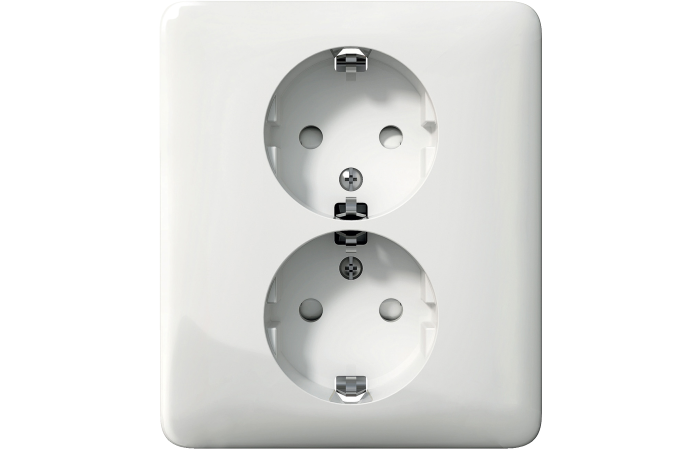 Lizdas p/t dvigubas baltas Exxact - SCHNEIDER ELECTRIC