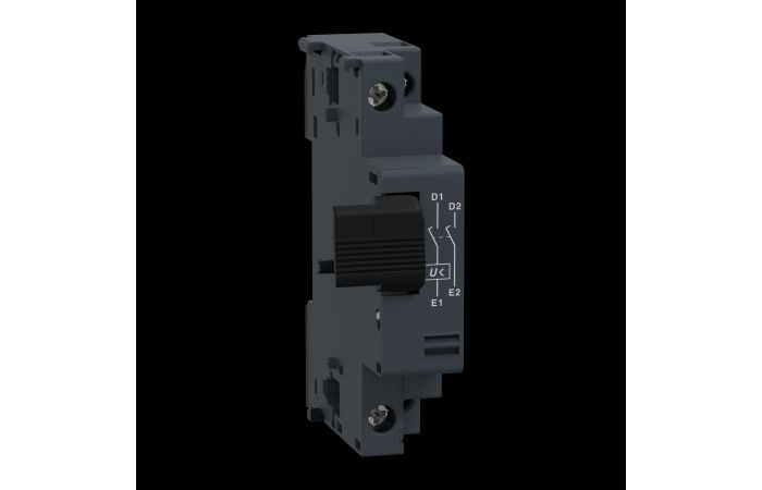 Atkabiklis minimalios įtampos 110-115V AC 50Hz GV2ME GVAX TeSys - SCHNEIDER ELECTRIC