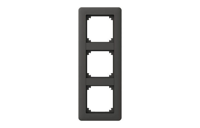Rėmelis trigubas antracito spalvos Exxact Primo - SCHNEIDER ELECTRIC