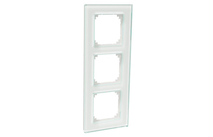 Rėmelis trigubas stiklinis baltas Exxact Solid - SCHNEIDER ELECTRIC