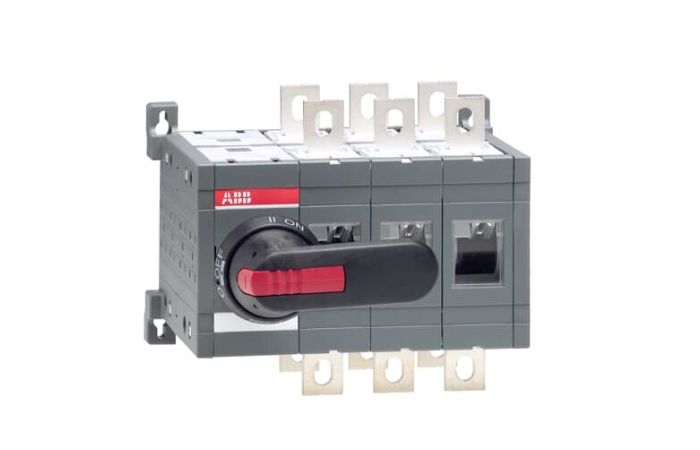Perjungiklis 3P 400A 1-0-2 su išorine rankena OT400E03CP - ABB