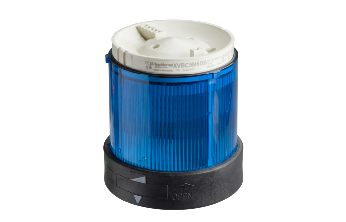 Švyturėlis mėlynas LED 24V AC/DC D70mm XVBC Harmony - SCHNEIDER ELECTRIC