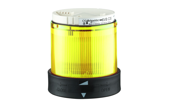 Švyturėlis geltonas LED 24V AC/DC D70mm XVBC Harmony - SCHNEIDER ELECTRIC