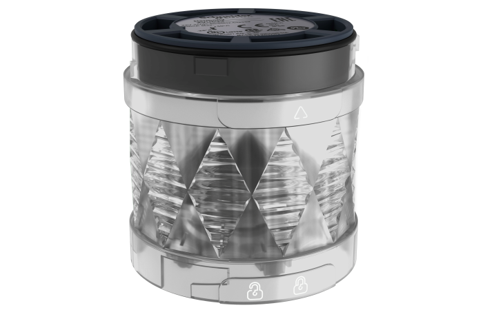 Švyturėlis baltas LED D60mm 24V AC/DC IP65 XVU Harmony - SCHNEIDER ELECTRIC