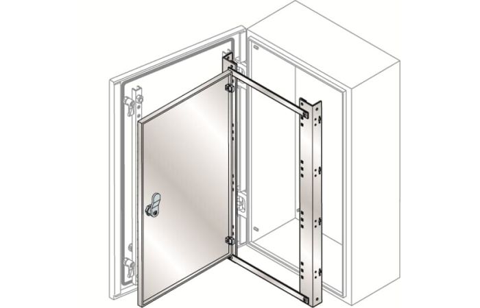 Durys vidinės skydui 500x400 - ABB