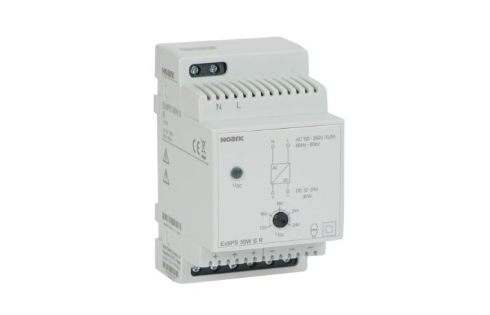 Maitinimo šaltinis 100-250VAC / 12-24V DC reguliuojamas 30W Ex9PS 30W S R - NOARK