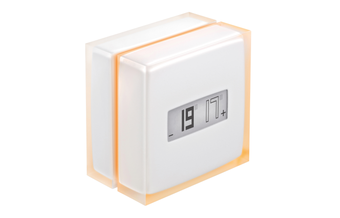 Reguliatorius temperatūros patalpos išmanusis +5C - +30C 230V AC / 3xAAA WiFi 2.4GHz su valdymo rele - NETATMO