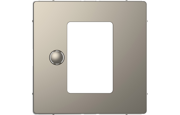 Dangtelis temperatūros reguliatoriui nikelio spalvos Merten System Design - SCHNEIDER ELECTRIC