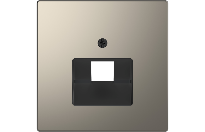 Dangtelis viengubas RJ45 lizdui nikelio spalvos System Design - SCHNEIDER ELECTRIC