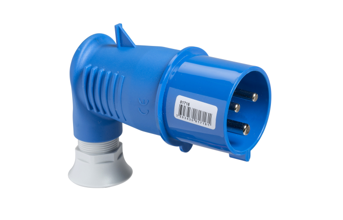 Kištukas CEE a/k 3P 16A 250V IP44 6h 90 laipsnių PratiKa - SCHNEIDER ELECTRIC