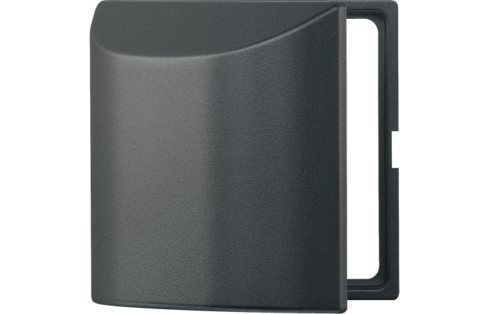 Rėmelis tarpinis su dangteliu DIN 49075 antracito spalvos System M - SCHNEIDER ELECTRIC