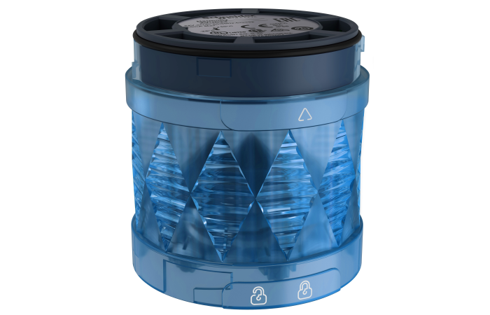 Švyturėlis mėlynas LED mirksintis D60mm 24V AC/DC IP65 XVU Harmony - SCHNEIDER ELECTRIC