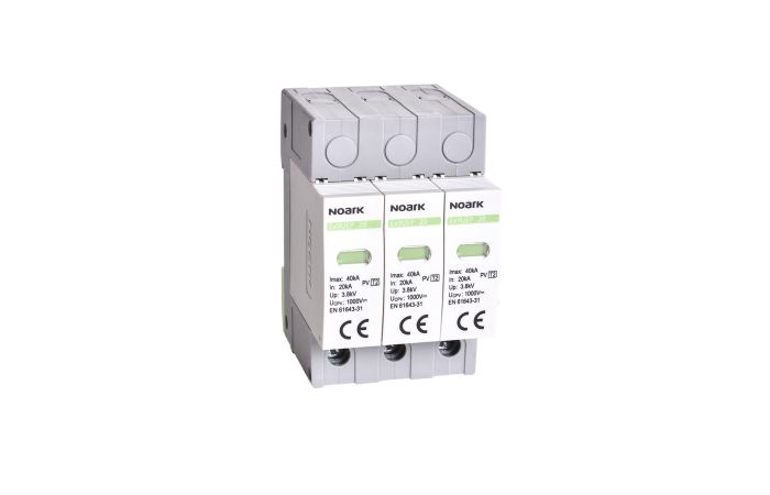 Apsauga viršįtampių 3P C 20kA DC SPD Ex9UEP 20R 3P 1500 (N) - NOARK