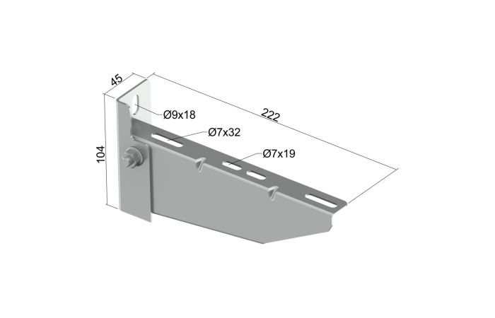 Nerūdijančio plieno laikiklis - vidutinis - KOPOS KOLIN (pavadinimas tikslinamas)