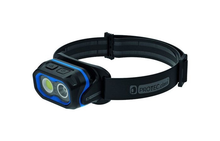 Žibintuvėlis ant galvos LED 800lm įkraunamas 3val. 3.7V/2000mAh su kabeliu PLEDKLD - PROTEC