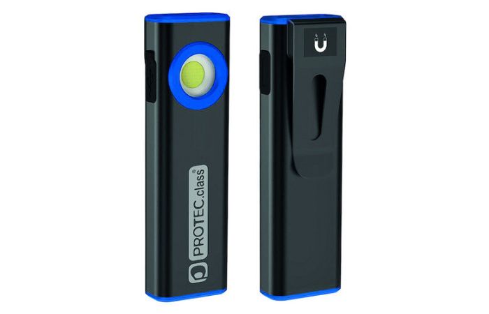 Žibintuvėlis nešiojamas LED 500lm/800lm įkraunamas 3val. 3.7V/1200mAh su kabeliu PLEDPLB- PROTEC