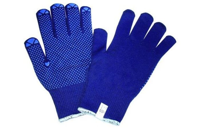 Pirštinės medvilninės su PVC žirneliais iš vienos pusės 10 dydis CE CATII PSH-B10 - PROTEC