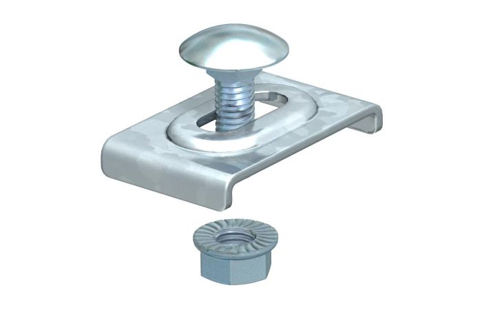 Fiksatorius prie laikiklių galvanizuotas GKT 38 G - OBO BETTERMANN