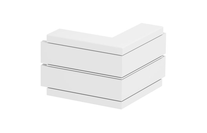 Išorinis kampas Alu, standi forma 53x130x175 Aliuminis baltas RAL 9010 GA-AS53130RW - OBO BETTERMANN (pavadinimas tikslinamas)