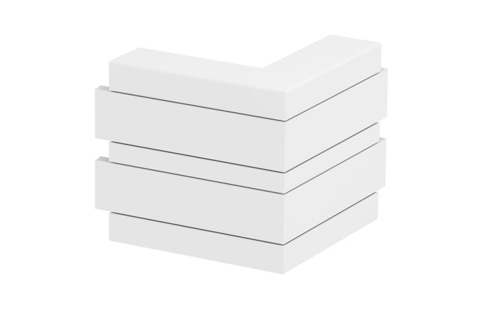 Išorinis kampas Alu, standi forma 53x165x175 Aliuminis baltas RAL 9010 GA-AS53165RW - OBO BETTERMANN (pavadinimas tikslinamas)