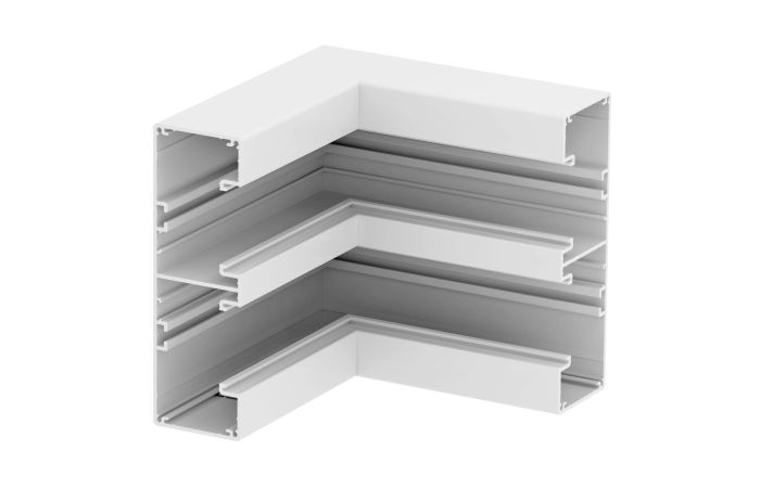Vidinis kampas Alu, standi forma 53x165x175 Aliuminis baltas RAL 9010 GA-IS53165RW - OBO BETTERMANN (pavadinimas tikslinamas)