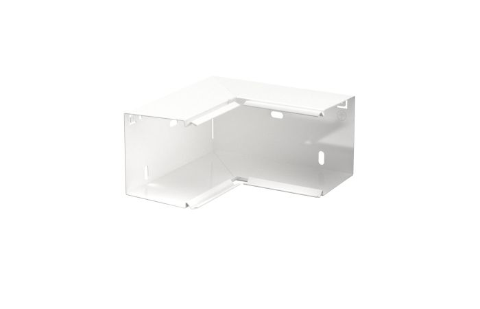 Vidinis kampas 80x80mm Plienas galvanizuotas / padengtas plastiku baltas RAL 9010 LKM I80080RW - OBO BETTERMANN (pavadinimas tikslinamas)