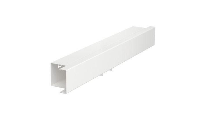 T- sujungimas su dangčiu 40x40mm Plienas galvanizuotas / padengtas plastiku baltas RAL 9010 LKM T40040RW - OBO BETTERMANN (pavadinimas tikslinamas)