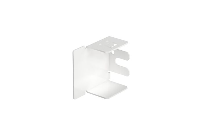 Galinis dangtelis 40x40mm Plienas galvanizuotas / padengtas plastiku baltas RAL 9010 LKM E40040RW - OBO BETTERMANN (pavadinimas tikslinamas)