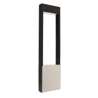 Stulpelis LED 12W IP54 3000K 530lm 170x72mm H-600mm pilkos spalvos CHERTAN - DEKO LIGHT