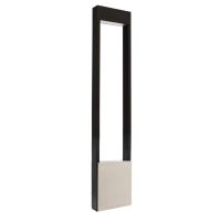 Stulpelis LED 12W IP54 3000K 640lm 170x72mm H-1000mm pilkos spalvos CHERTAN - DEKO LIGHT