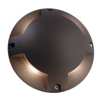 Šviestuvas v/t LED 4W IP67 3000K 150lm D-210mm H-50mm antracito spalvos HELIOS IV - DEKO LIGHT