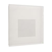 Dangtelis šviestuvui 78x78mm į sieną baltos matinės spalvos ALWAID 2 - DEKO LIGHT