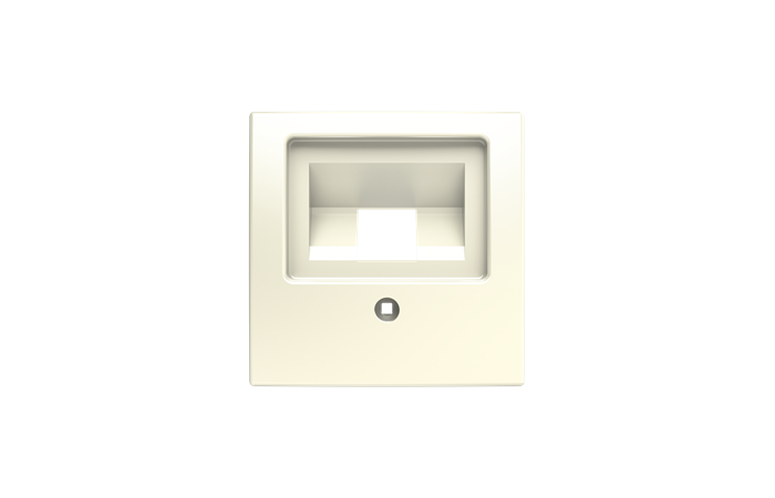 Dangtelis kompiuteriniam lizdui viengubas RJ45 dramblio kaulo spalvos 1803-92-507 Basic 55 - ABB