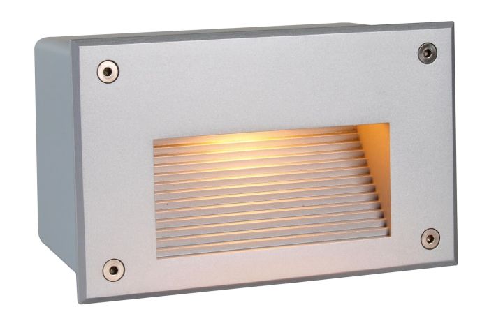 Šviestuvas į/l 1x40W G9 IP65 171x106mm H-65mm dimeriuojamas sidabrinės spalvos SIDE II WW - DEKO LIGHT