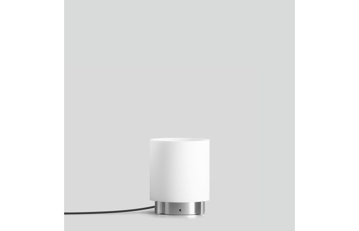 Šviestuvas stalinis LED 12.6W IP20 3000K 877lm D-180mm H-220mm dimeriuojamas su 2m kabeliu aliuminio spalvos - BEGA