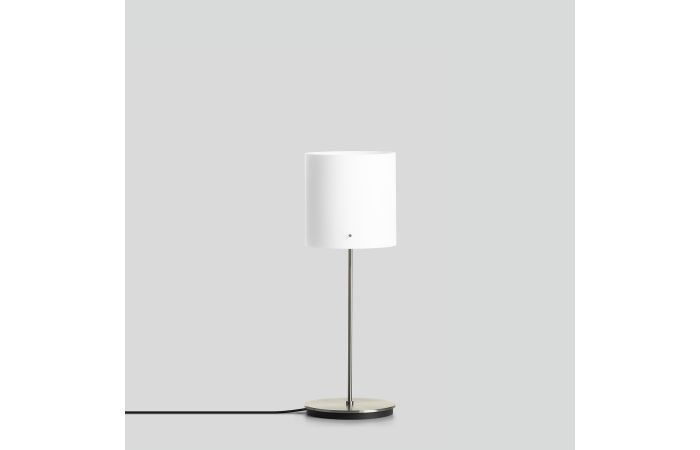 Šviestuvas stalinis 1xE27 IP20 D-220mm H-625mm su 2m kabeliu nerūdijančio plieno spalvos - BEGA