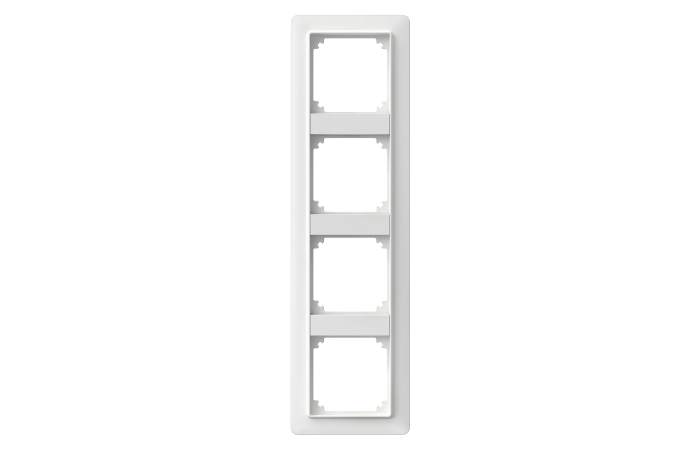Exxact frame 4-gang Ba white, WDE002404, WIRING DEVICES, EXXACT, ELECTROMECHANICAL INSERTS - SCHNEIDER ELECTRIC (pavadinimas tikslinamas)