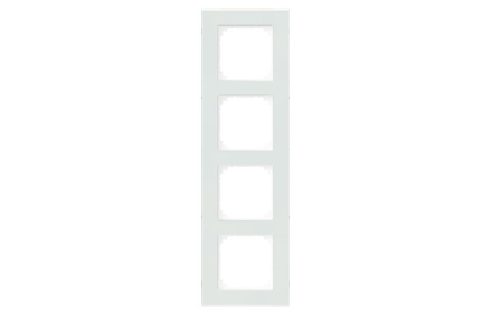 Exxact frame 4-gang gl Solid white, WDE004004, WIRING DEVICES, EXXACT, ELECTROMECHANICAL INSERTS - SCHNEIDER ELECTRIC (pavadinimas tikslinamas)