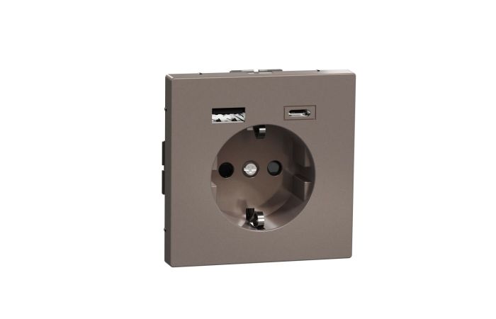 Schuko SO+USB A+C 3A c ger TP mom SDsg, MTN2367-6052, WIRING DEVICES, MERTEN, WD RANGES FLUSH, WHITE AND PW (T0) - SCHNEIDER ELECTRIC (pavadinimas tikslinamas)
