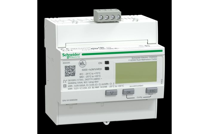 TRIPHASE KWH METER CT NET MID, A9MEM3265, POWER MONITORING, POWER MONITORING PRODUCTS, ENERGY METERS - SCHNEIDER ELECTRIC (pavadinimas tikslinamas)