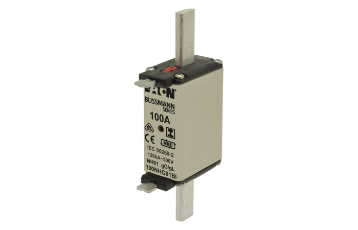 Bussmann series low voltage NH Fuse NH FUSE 100A 500V GL/GG SIZE 01 - EATON (pavadinimas tikslinamas)
