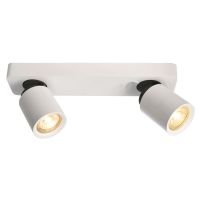 Šviestuvas v/t 2x50W GU10 D-65mm H-110mm baltas LIBRAE LINEAR II - DEKO LIGHT