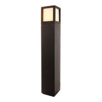 Stulpelis 1x20W E27 IP44 110x110mm H-650mm antracito spalvos FACADO A+B - DEKO LIGHT